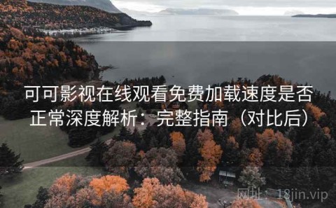 可可影视在线观看免费加载速度是否正常深度解析：完整指南（对比后）