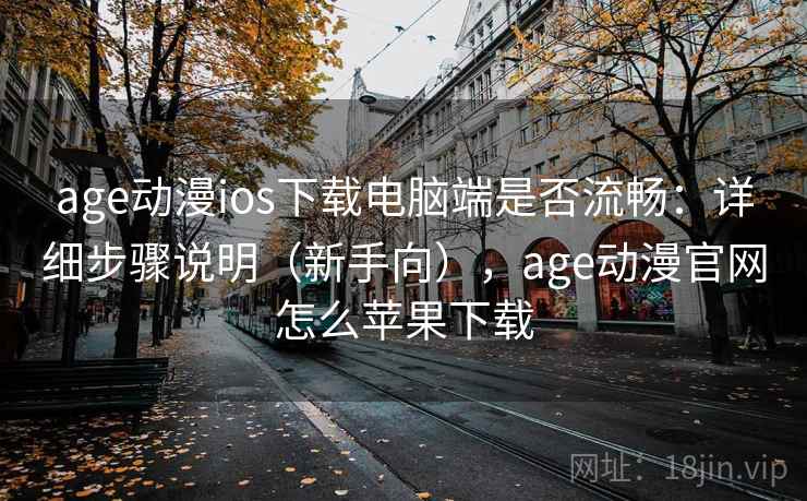 age动漫ios下载电脑端是否流畅：详细步骤说明（新手向），age动漫官网怎么苹果下载