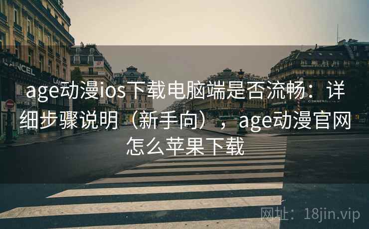 age动漫ios下载电脑端是否流畅：详细步骤说明（新手向），age动漫官网怎么苹果下载