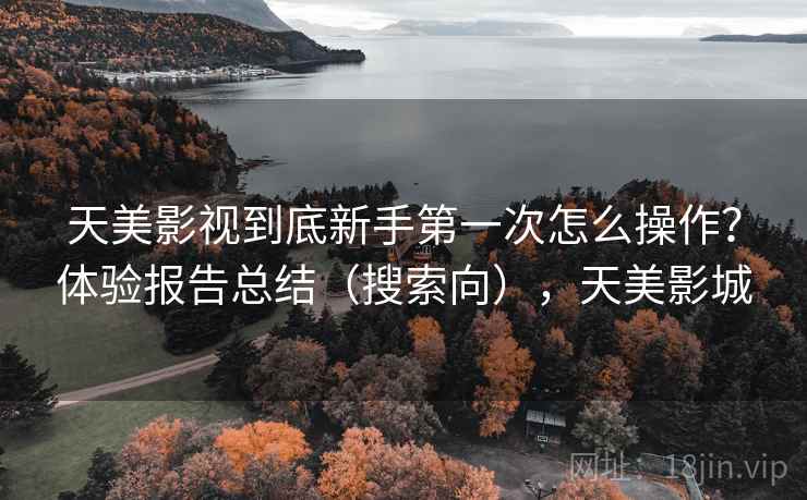 天美影视到底新手第一次怎么操作？体验报告总结（搜索向），天美影城