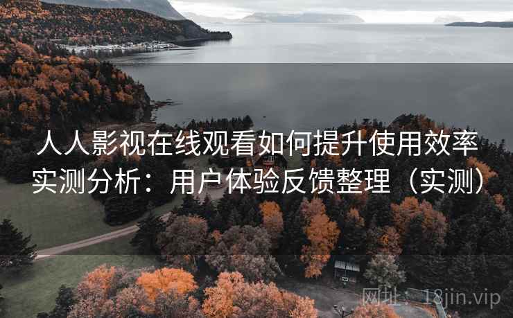 人人影视在线观看如何提升使用效率实测分析：用户体验反馈整理（实测）